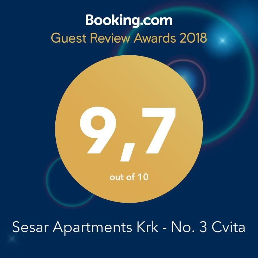 Sesar Apartments Krk - No. 3 Cvita Krk Town Exteriér fotografie
